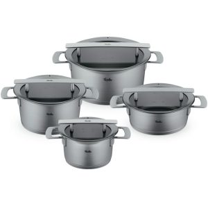 سرویس قابلمه استیل 8 پارچه فیسلر مدل Fissler Phi Collection